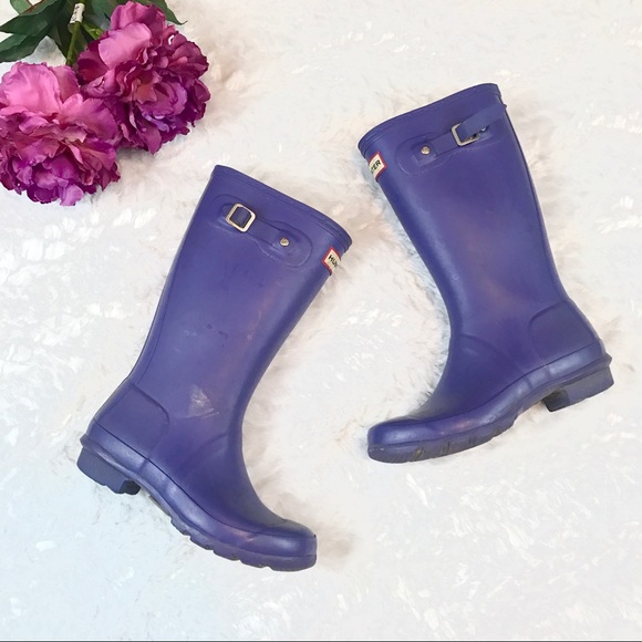 Hunter Other - Hunter Girls Purple Rain Boots